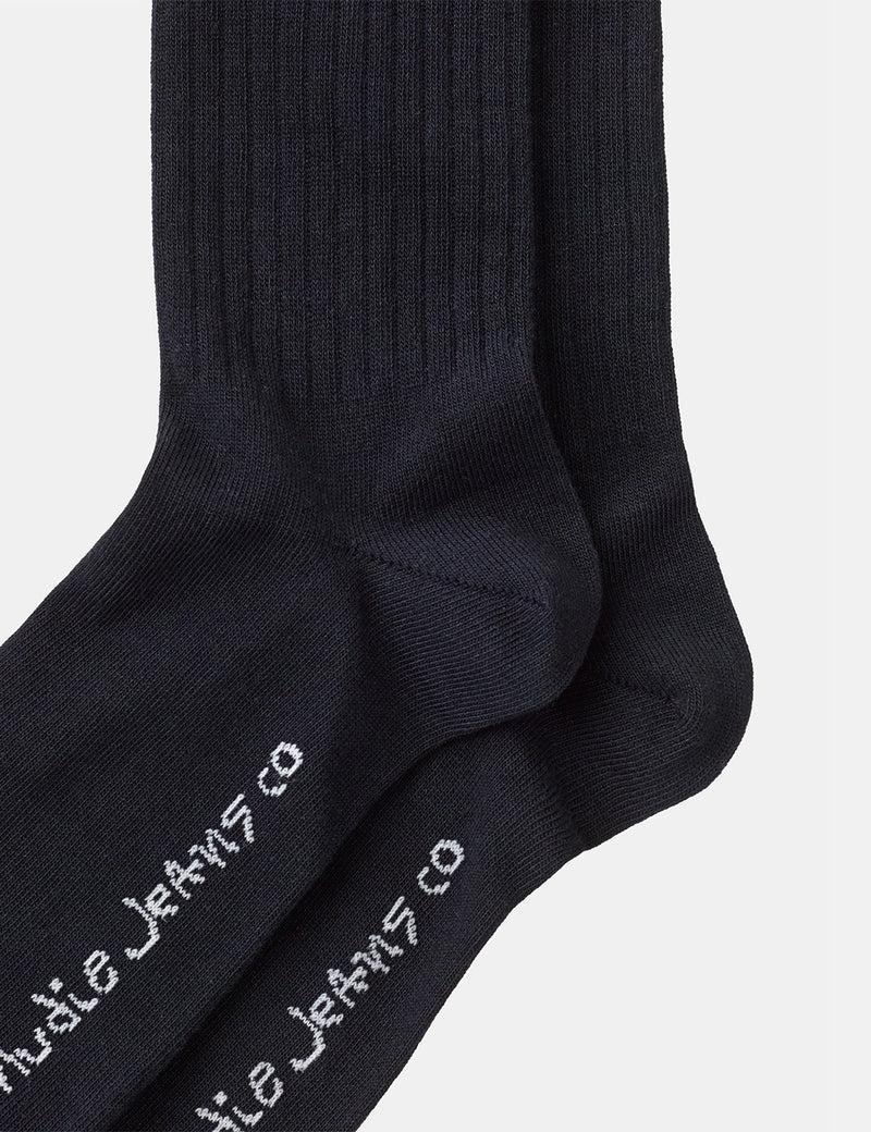 Nudie Gunnarsson Socks - Navy Blue