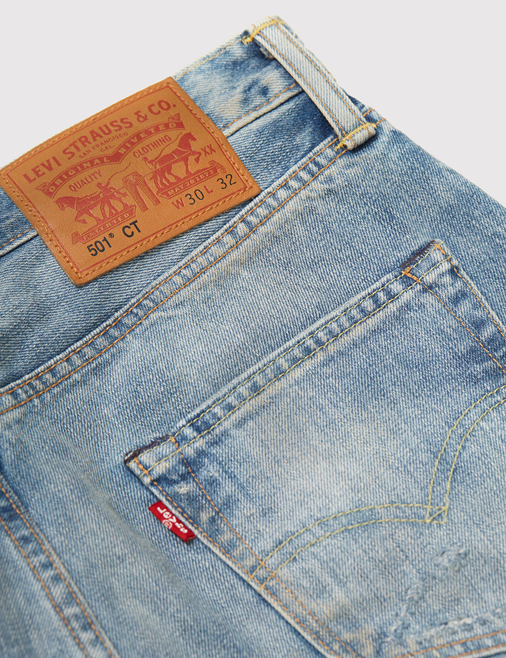 Levis 501 CT Customised Tapered Jeans - Dirty Dawn | URBAN EXCESS.