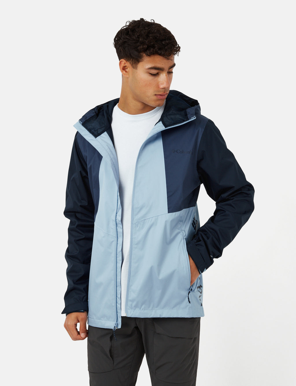 Columbia Inner Limits II Jacket - Jet Stream/Dark Mountain Blue/Navy I ...