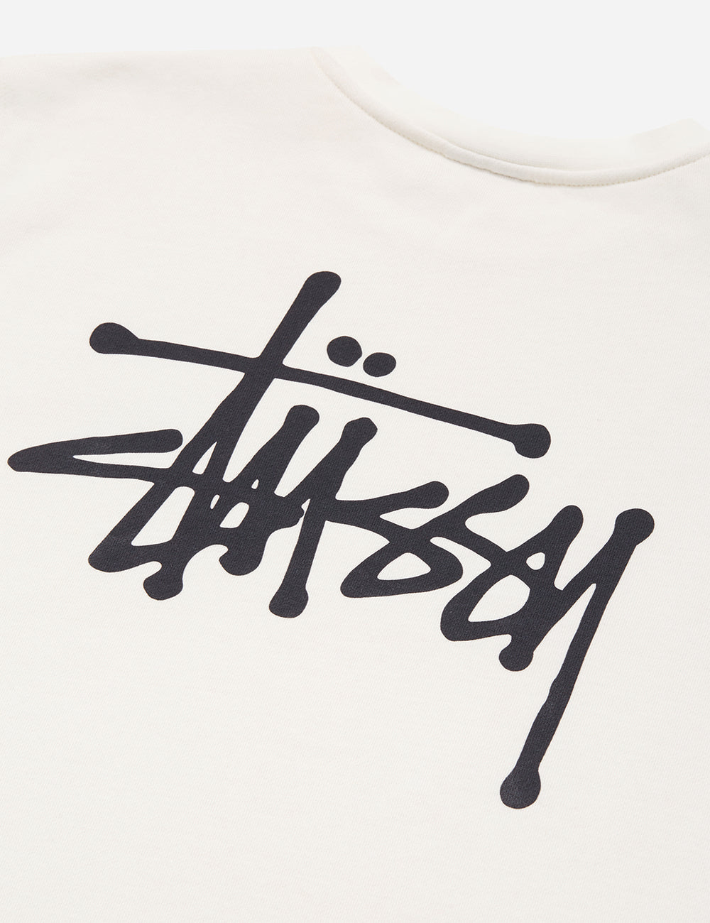 stussy pigment バックロゴ スウェット トップス パープル L - スウェット