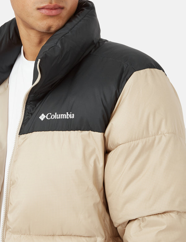 Columbia Puffect II Jacke - Altes Fossil Weiß/Schwarz