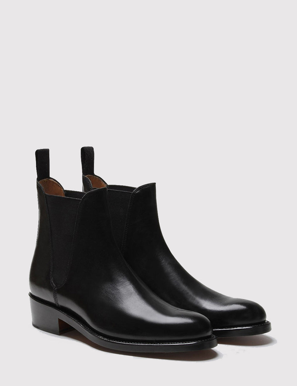 Grenson Womens Nora Heeled Chelsea Boot Black URBAN EXCESS