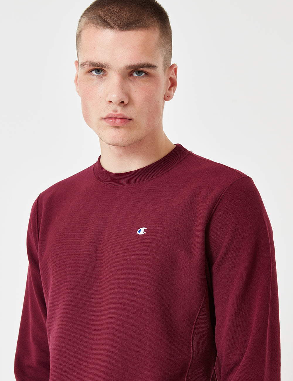 Champion crewneck burgundy sale