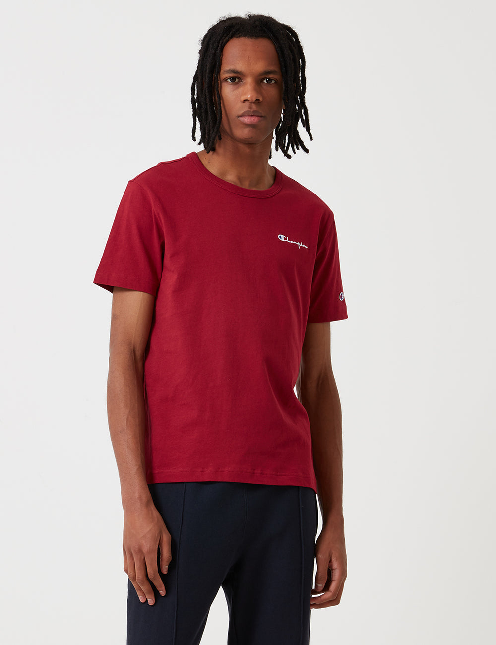 Champion t cheap shirt maroon