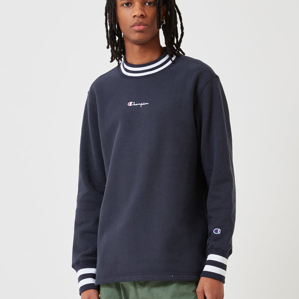 Champion v shop neck sweatshirt nike