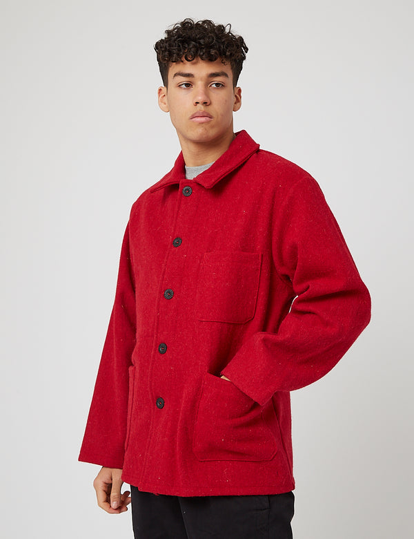 Le Laboureur Wollarbeitsjacke - Rot