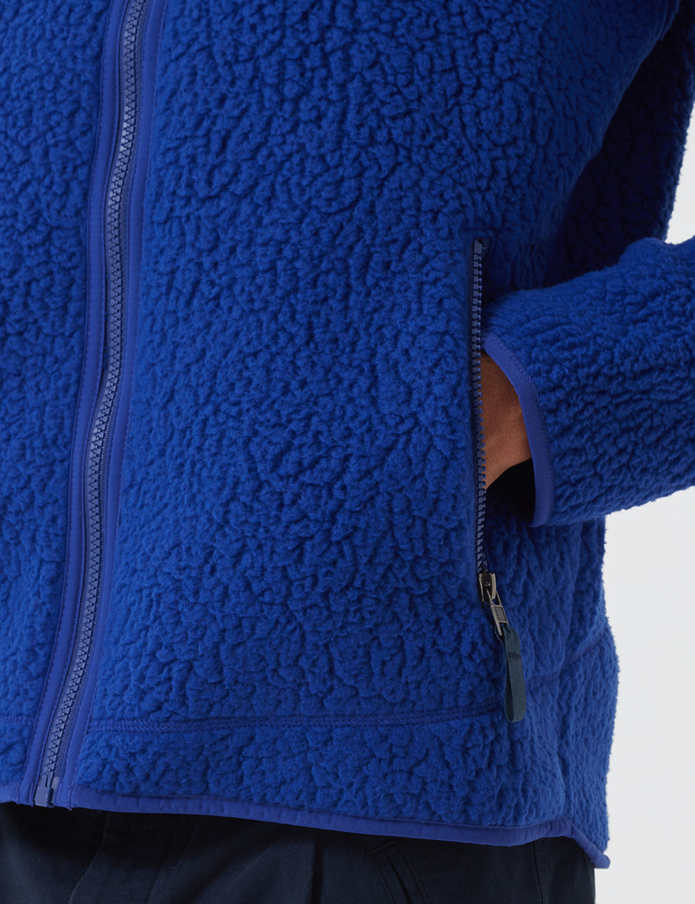 Patagonia retro pile jacket best sale cobalt blue