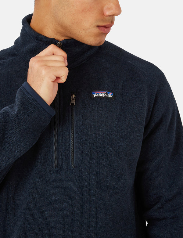 Patagonia Better Sweater 1/4 Zip Fleece - New Marine-Blau