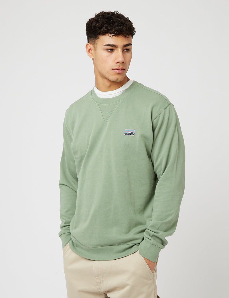 Patagonia men's shop sticker patch uprisal crew outlet sweatshirt