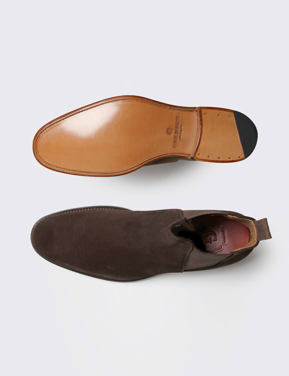 Grenson declan suede sale chelsea boots