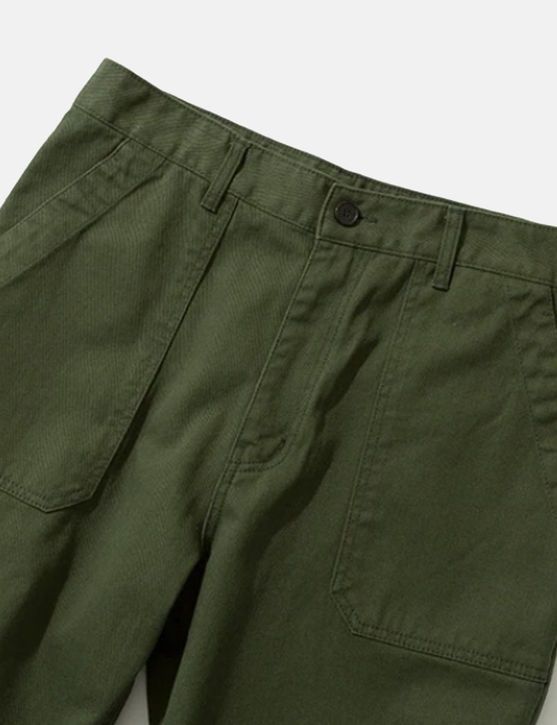 Uniform Bridge Cotton Fatigue Pants - Forest Green