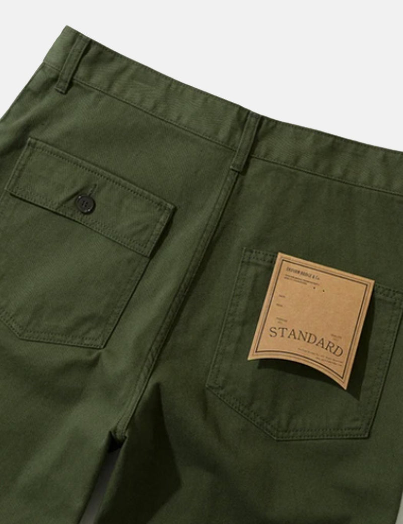 Uniform Bridge Cotton Fatigue Pants - Forest Green