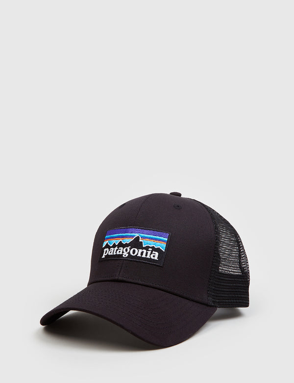 Patagonia P-6 Logo Trucker Hat - Black