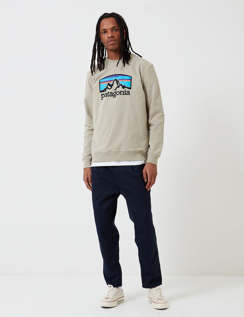 Patagonia Fitz Roy Horizons Uprisal Sweat Pumice | URBAN EXCESS.