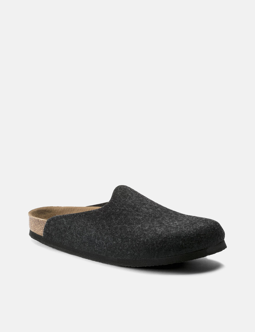 Birkenstock Amsterdam Felt Slipper (Regular) - Anthracite Grey I