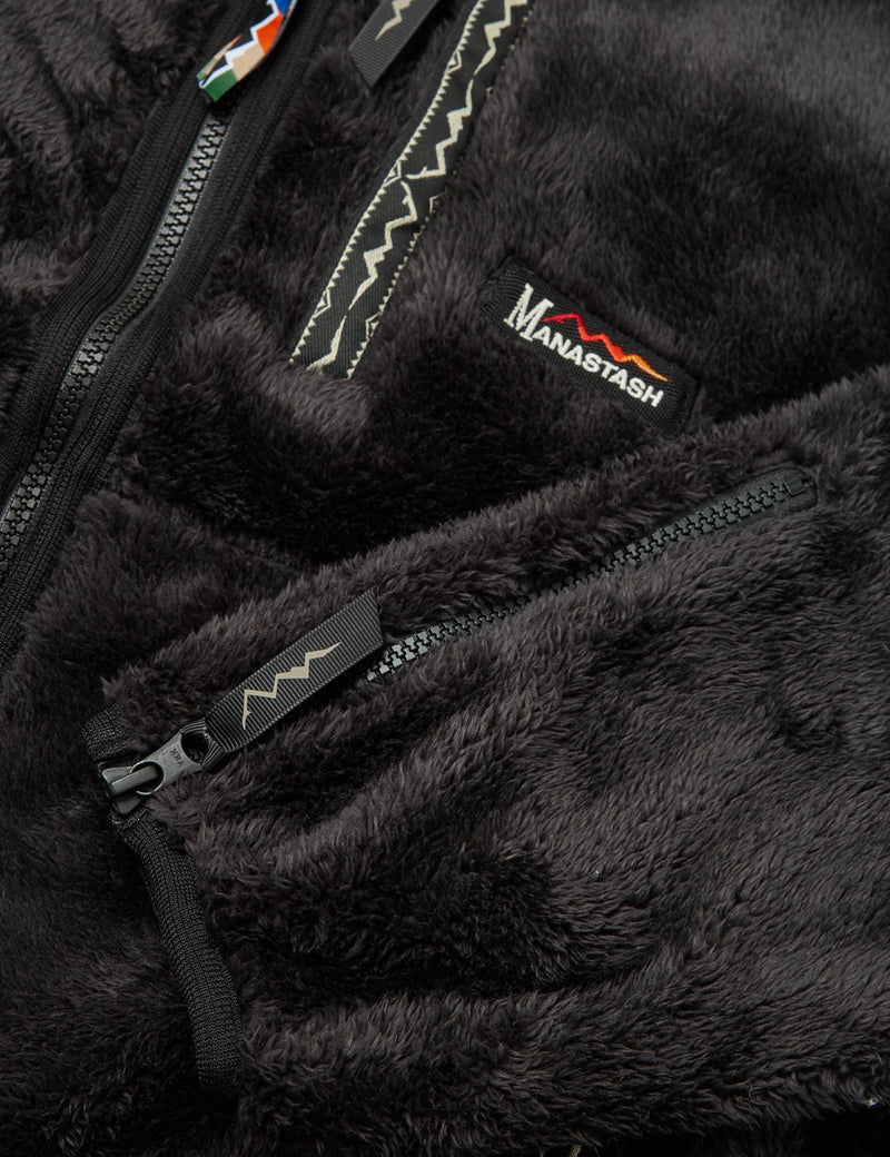 Manastash Bigfoot Fleece Jacket - Black