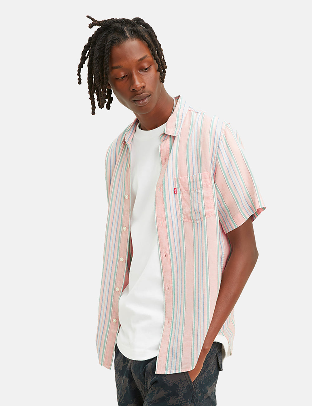 Levis Sunset One Pocket Striped Shirt - Aiden Farallon