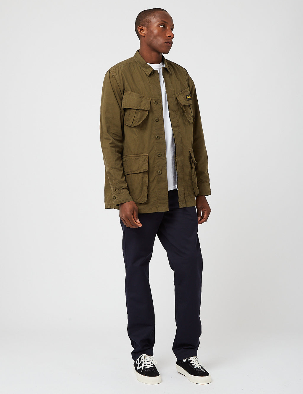 Stan Ray Tropical Jacket - Olive Poplin Green | URBAN EXCESS.