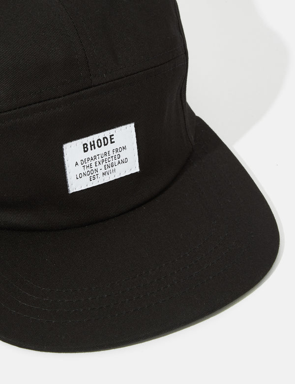 Bhode 5-Panel Cap - Schwarz