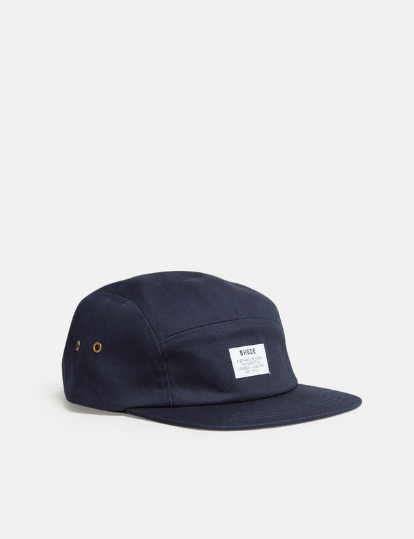 Bhode 5-Panel Cap - Midnight Navy