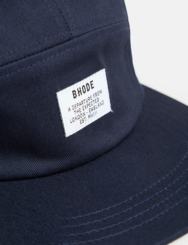 Bhode 5-Panel Cap (Cotton Twill) - Midnight Navy