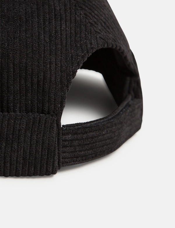 Bhode Dock Worker Hat (Cord) - Black