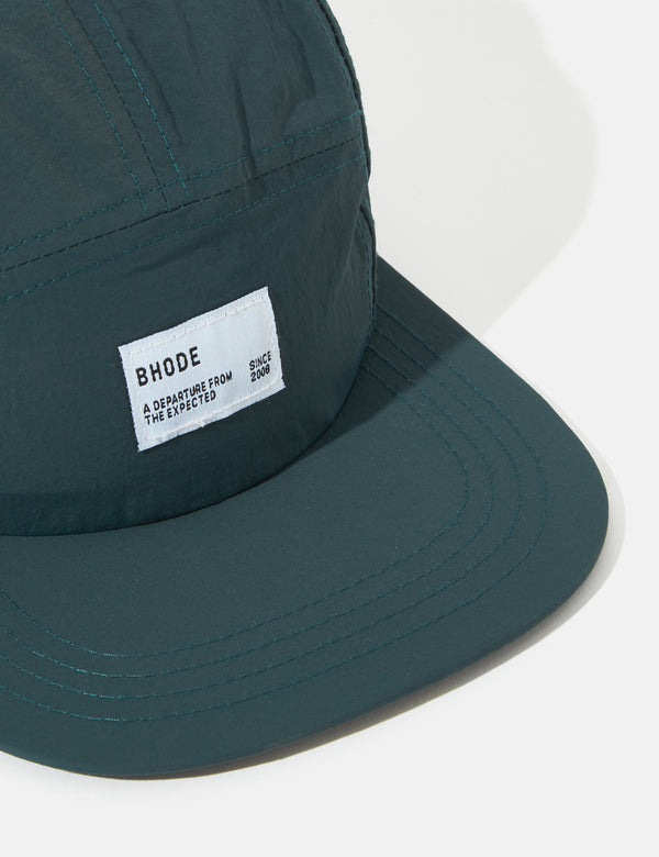 Bhode 5-Panel-Kappe (Nylon) - Kelpgrün