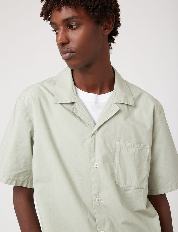 Bhode Revere Collar Shirt (italienische Popeline) - Bhode