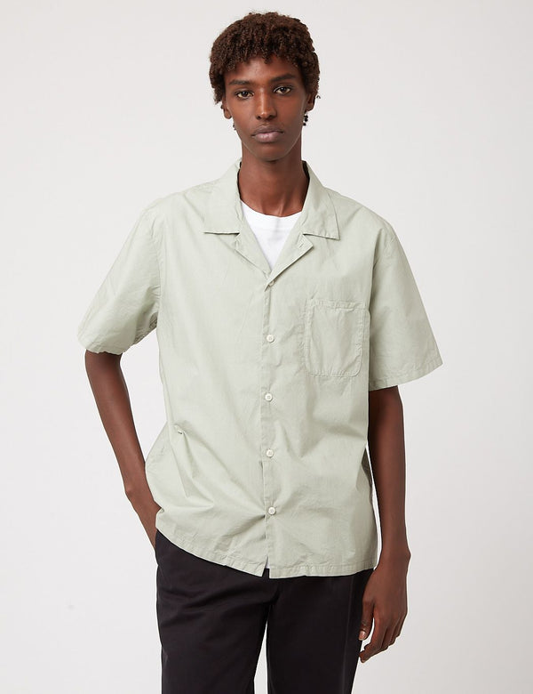 Bhode Revere Collar Shirt (italienische Popeline) - Bhode