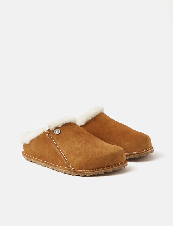 Birkenstock Zermatt Slippers (Suede) - Mink