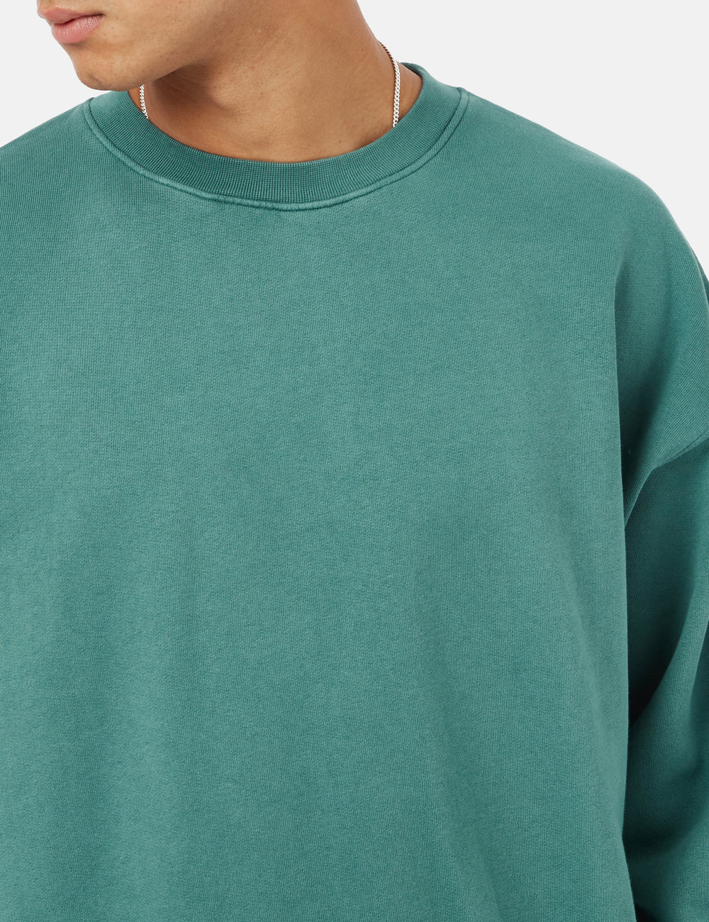 Colorful Standard Organic Oversized Crew Sweatshirt - Pine Green