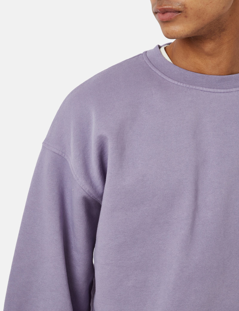 Colorful Standard Oversized Crew Sweatshirt (Organic) - Purple Jade