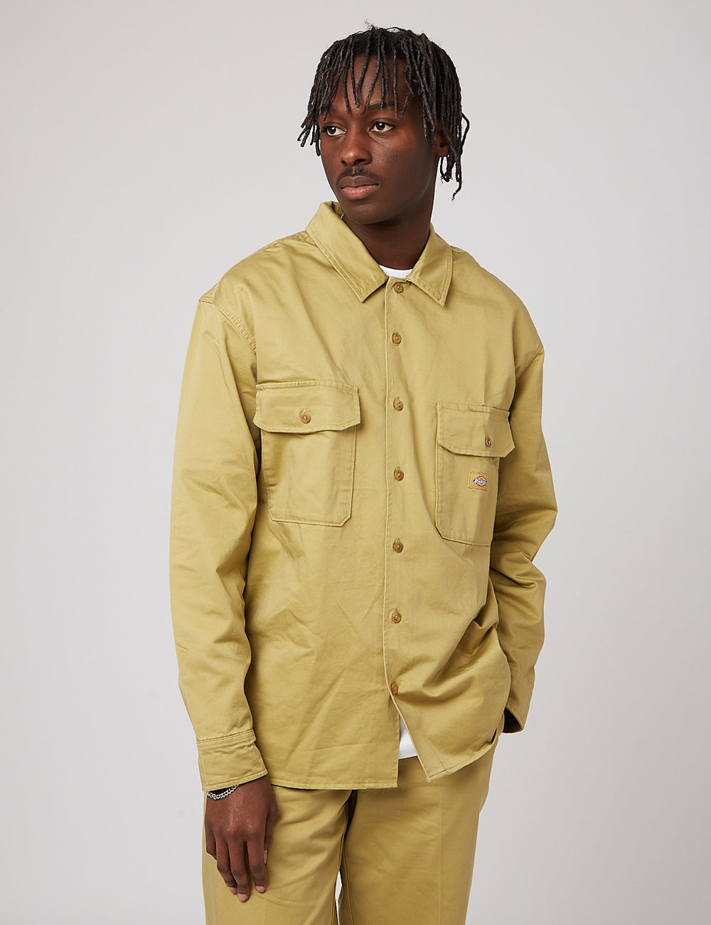 Dickies Heritage 100 Anniversary Long Sleeve Shirt - Dark Khaki