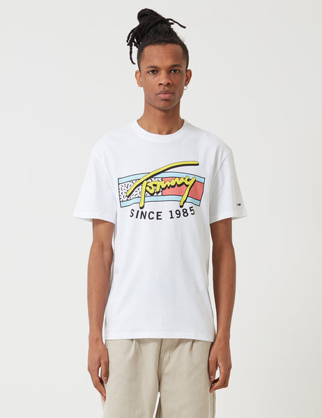 Tommy jeans best sale neon t shirt