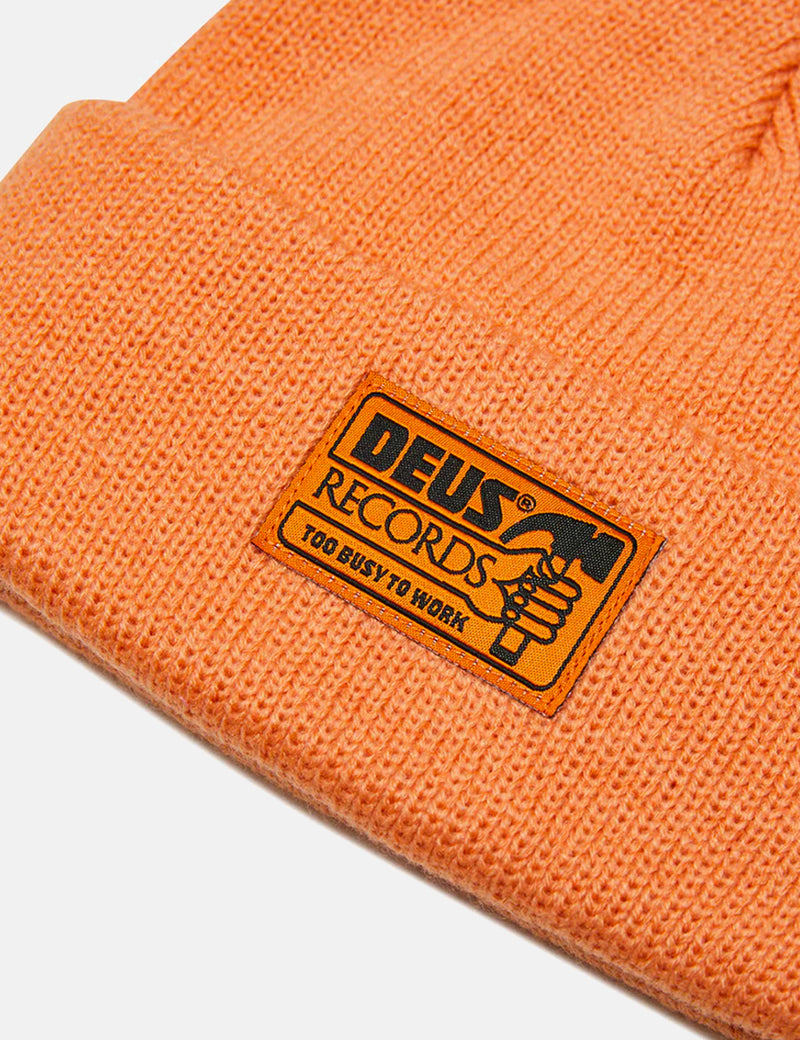 Deus Ex Machina Lennon Beanie Hat - Sunkist Orange I Urban Excess ...