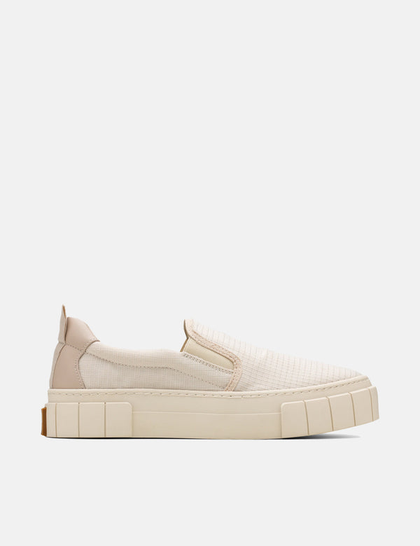 Good News Yess Slip On Trainers (Recycled Ripstop) - Oatmeal