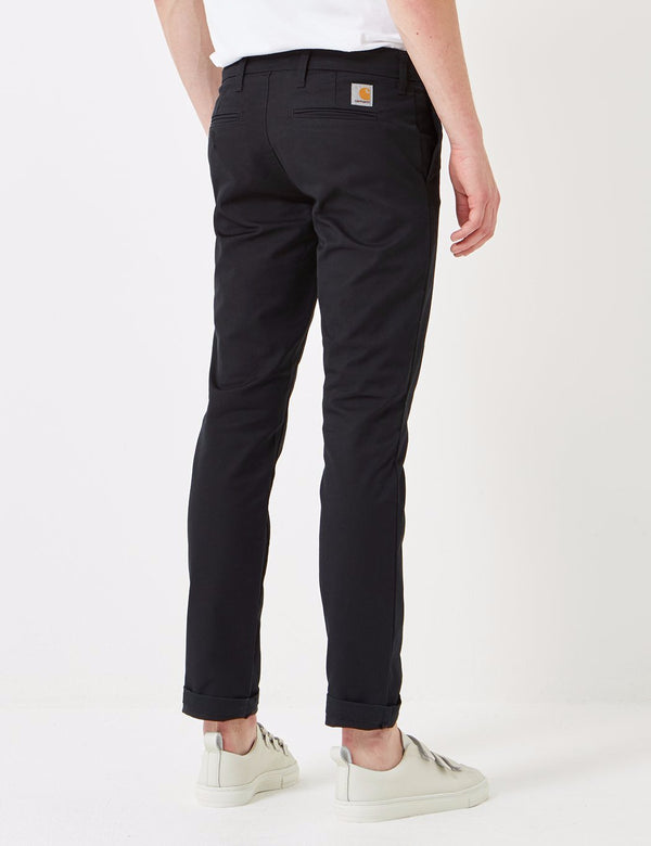 Pantalon Chino Carhartt-WIP Sid (Slim) - Noir