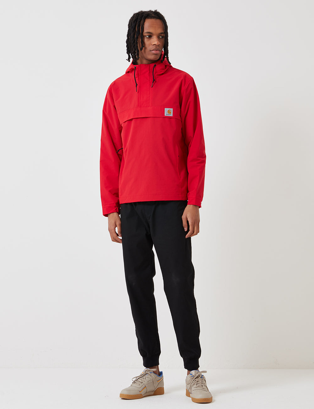 Carhartt Nimbus Half-Zip Jacket (Un-Lined) - Red | URBAN EXCESS.