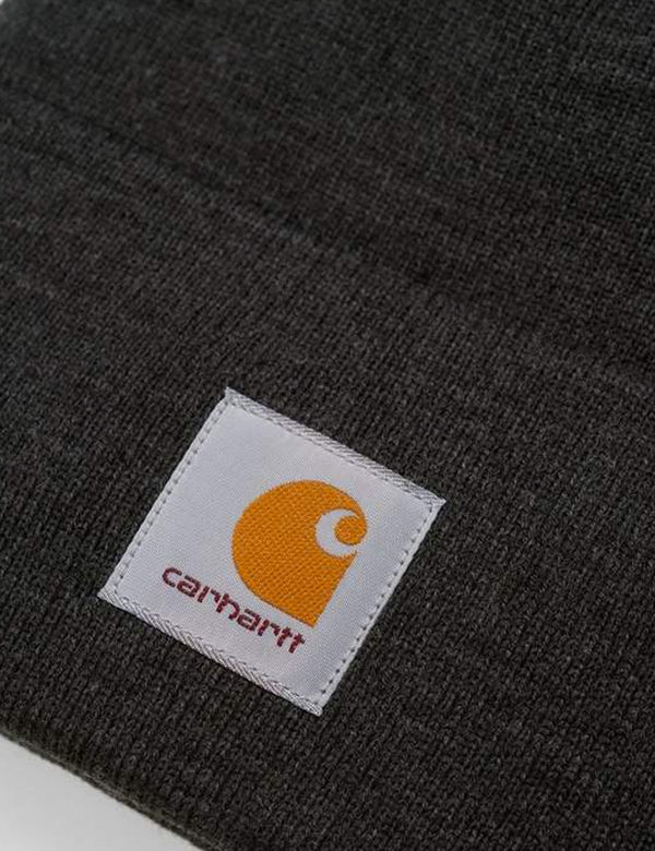 Carhartt-WIPアクリルウォッチビーニーハット-ブラックヘザー