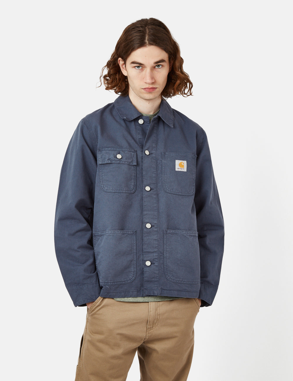 Carhartt-WIP Michigan Coat (Garment Dyed) - Storm Blue I Urban