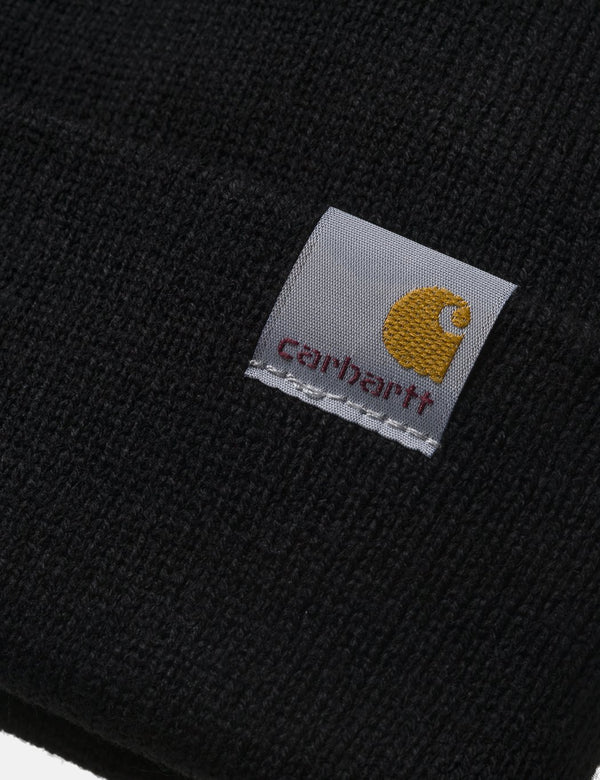 Carhartt-WIP ストラトゥス ロー ビーニー 帽子 - ブラック