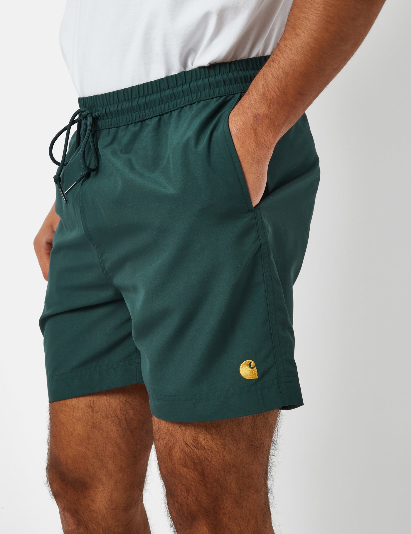 Carhartt WIP Chase Swim Shorts Botanic Green I Urban Excess. URBAN EXCESS