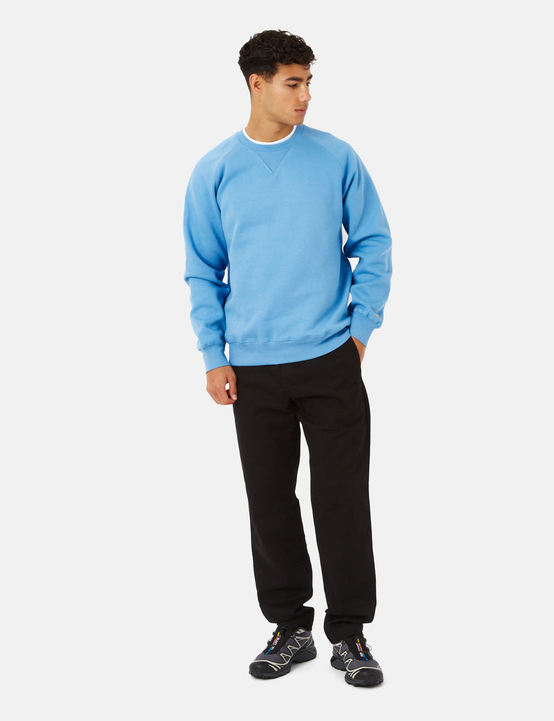 Carhartt-WIP Chase Sweatshirt - Piscine Blue