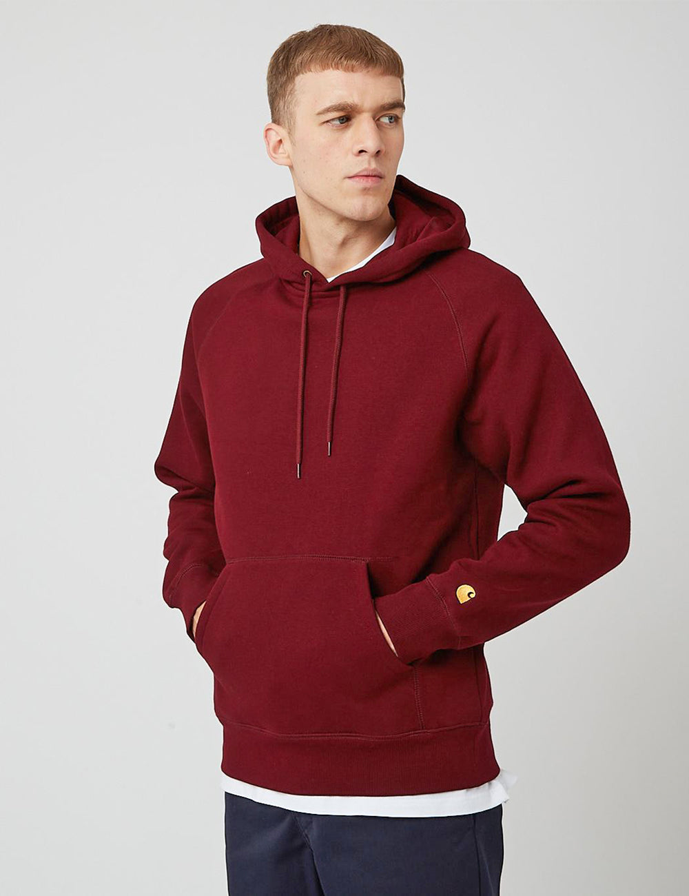 Maroon hot sale carhartt hoodie