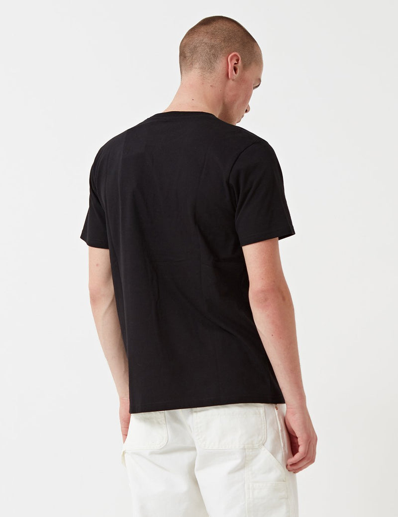 Carhartt-WIP Chase T-Shirt - Black/Gold