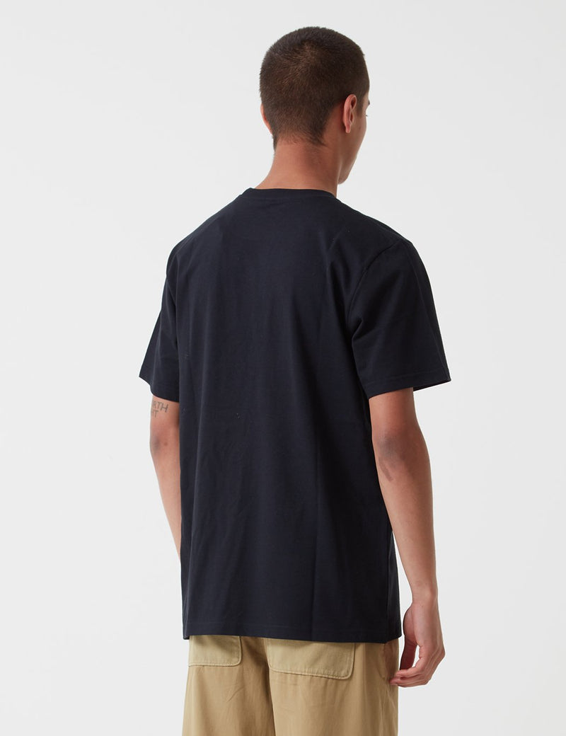 T-Shirt Carhartt-WIP Chase - Noir/Or