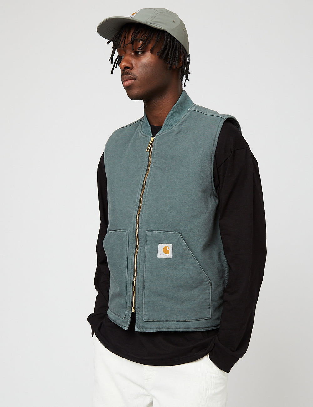 Carhartt-WIP Vest (Organic Cotton) - Hemlock Green I URBAN