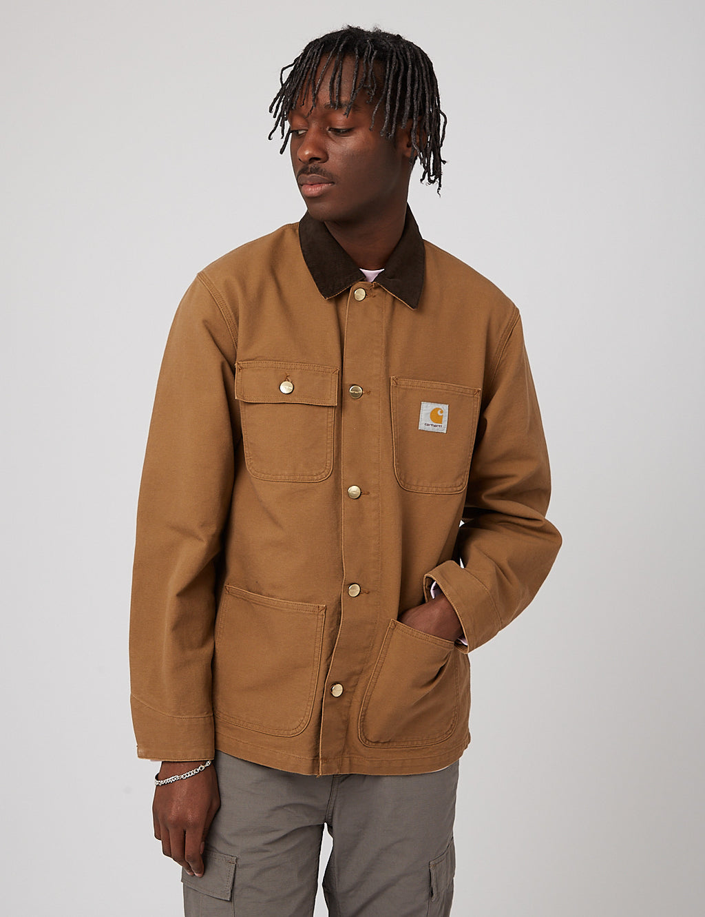 Carhartt-WIP Michigan Coat - Hamilton Brown/Tobacco | URBAN EXCESS.