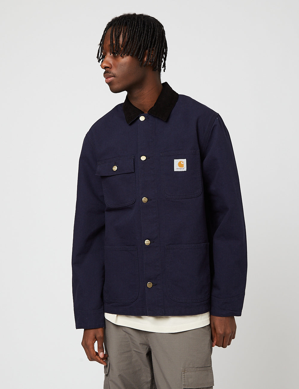 Carhartt-WIP Michigan Coat (Organic Cotton, 12 oz) - Dark Navy