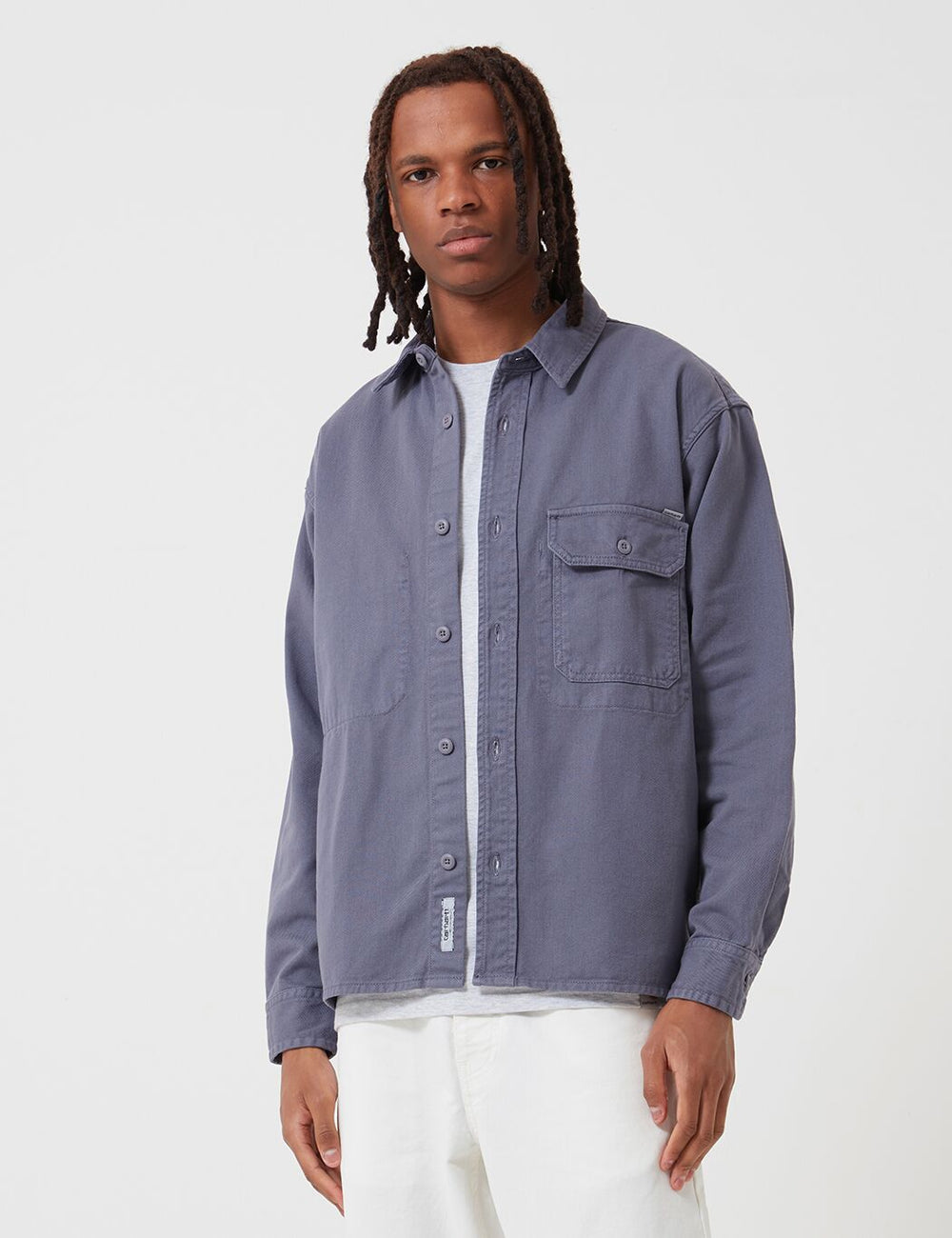 Carhartt Reno Shirt (Denim) - Decent Purple | URBAN EXCESS.